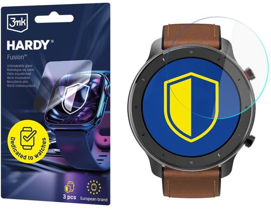 3MK Xiaomi Amazfit GTR 47mm - 3mk Hardy Fusion Watch Protection