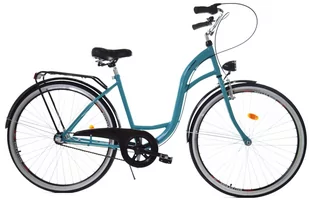 Dallas Bike City 3spd 26 cali Damski Morski z czarnym - Rowery - miniaturka - grafika 1