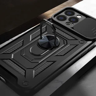 Hybrid Armor Camshield etui iPhone 14 Pro pancerny pokrowiec z osłoną na aparat niebieskie - Etui i futerały do telefonów - miniaturka - grafika 7