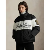Kurtki damskie - POLO RALPH LAUREN Puchowa kurtka | Loose fit - miniaturka - grafika 1