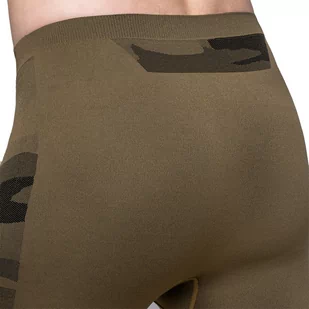 Spaio - Legginsy termoaktywne Tactical - Forest Green - Spodnie sportowe męskie - miniaturka - grafika 2