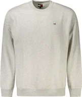 Swetry męskie - Tommy Hilfiger szary bawełniany sweter męski - Xxl - miniaturka - grafika 1