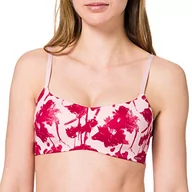 Biustonosze - Calvin Klein Damski biustonosz Demi z lekkim podszewką, Fallen Love nadruk_piaskowa róża, 75E - miniaturka - grafika 1