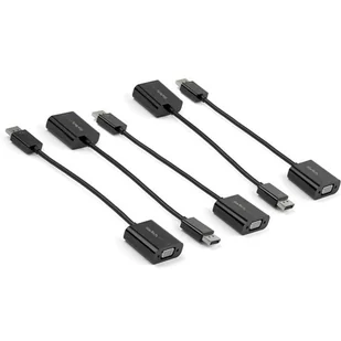 StarTech DP2VGA3X5 adapter kablowy 0,1 m DisplayPort VGA (D-Sub) Czarny - Adaptery i przejściówki - miniaturka - grafika 1
