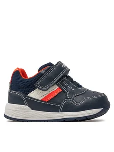 Geox Sneakersy B Rishon B. A B250RA 0BC14 C4324 Granatowy - Buty dla chłopców - miniaturka - grafika 1