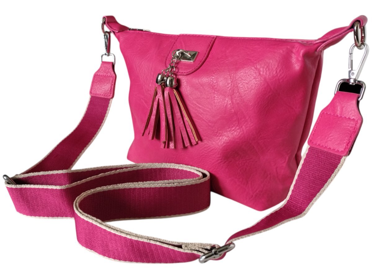 Torebka Damska, Stylowa Mała Listonoszka Na Ramię Czerwona, Miejska