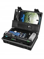 Powerbanki - Mocna Latarka Taktyczna Wojskowa Led 30000 Lm Powerbank Wielofunkcyjna - miniaturka - grafika 1