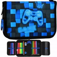 Piórniki - Starpak Piórnik Dwuklapkowy z Wyposażeniem Pad Blue 552621 - miniaturka - grafika 1