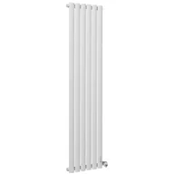 Grzejniki łazienkowe - LUXRAD Grzejnik elektryczny RING 150x35.2 cm biały 475W - miniaturka - grafika 1