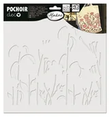 Scrapbooking - Szablon 2-stopniowy 28x28, Kwiaty - miniaturka - grafika 1