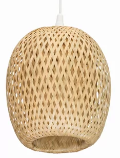 Lampa wisząca BOHO bambusowa 25cm DMT50 - Lampy sufitowe - miniaturka - grafika 1