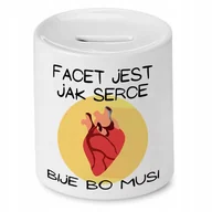 Skarbonki - Dla Obserwatora Skarbonka na Urodziny Na Prezent z Nadrukiem ze Zdjęciem + Opakowanie na prezent (wzór 02) - miniaturka - grafika 1