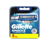 Maszynki do golenia i wkłady - Gillette Mach 3 Turbo Wkład 8szt - miniaturka - grafika 1