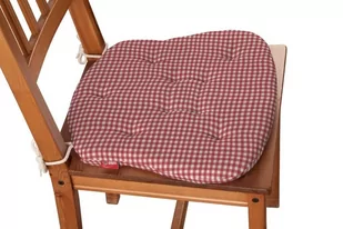 Dekoria Siedzisko Filip na krzesło czerwono biała krateczka 0,5x0,5cm) 41 × 38 × 3,5 cm Quadro 215-136-15 - Meble modułowe i akcesoria - miniaturka - grafika 1