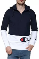 Bluzy męskie - Champion Half Zip Hooded Bluza męska, Czerwona, XL - miniaturka - grafika 1