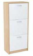 Szafki na buty - Szafka Na Buty Dąb Sonoma + Biały W1-G22 - miniaturka - grafika 1
