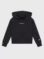 Odzież sportowa dziecięca - Champion Bluza 404445 Czarny Regular Fit - miniaturka - grafika 1