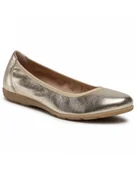 Baleriny - Z��OTE BALERINY CAPRICE 9-22150 SK��RA LICO METALIZOWANE R.38 - miniaturka - grafika 1