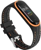Akcesoria do smartwatchy - Pasek Beline Smart do Xiaomi Mi Band 7 Czarno-pomarańczowy (5905359814474) - miniaturka - grafika 1