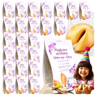 Przekąski dla dzieci - Ciasteczka z Wróżbą "Magiczne Urodziny" - Podziękowanie dla Gości- Komplementy - 25 szt - miniaturka - grafika 1