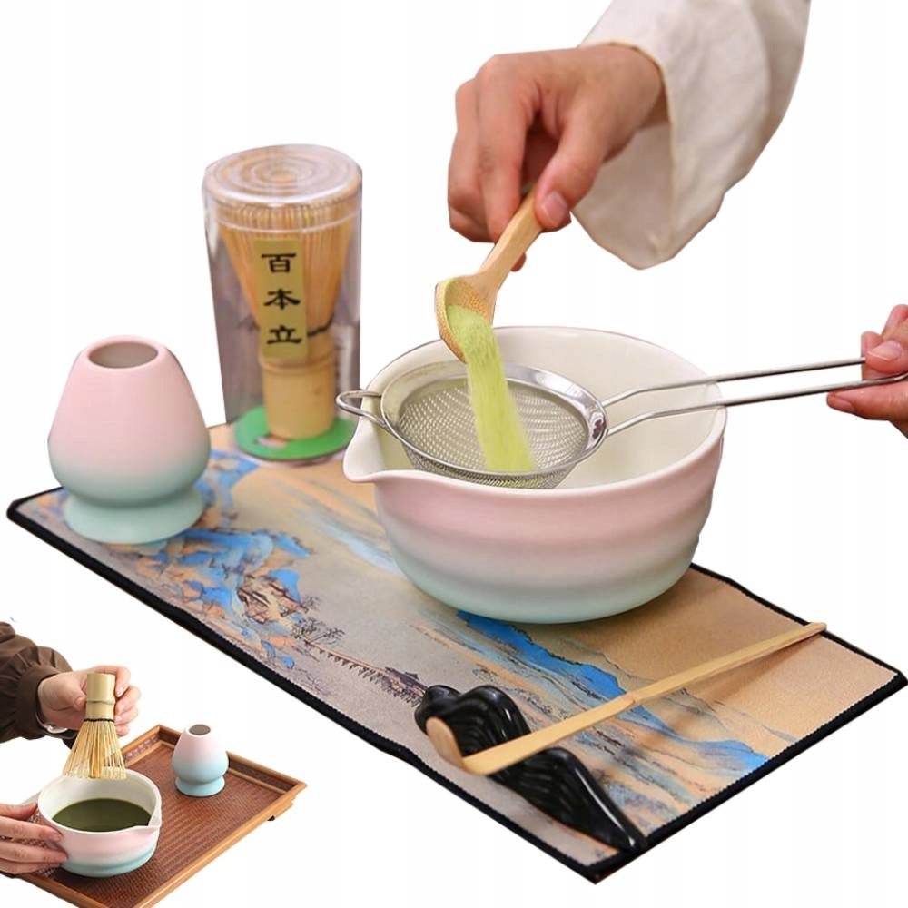 Zestaw 8 Sztuk Zestaw Do Matcha Narzędzie Do Przygotowania Matcha