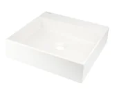 Umywalki - Deante Correo Umywalka nablatowa 40x40 cm alabaster CQRAU4S - miniaturka - grafika 1