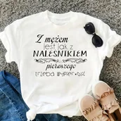 Koszulki i topy damskie - koszulka z motywem rozwód, koszulka rozwodowa - miniaturka - grafika 1