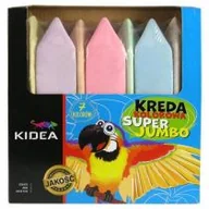 Przybory szkolne - Kidea Kreda SUPER JUMBO 7 kolorów KIDEA (KRSJ7KA) KR09KID - miniaturka - grafika 1