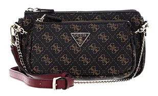 Guess Noelle DBL Pouch Crossbody, Torba damska, jeden rozmiar, br?zowy, Taille unique - Torebki damskie - miniaturka - grafika 1