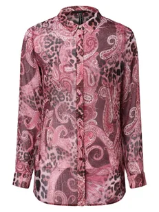 GUESS - Bluzka damska, wyrazisty róż - Koszule damskie - miniaturka - grafika 1