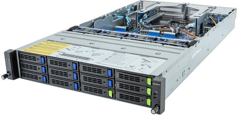 Gigabyte R283-Z91-ACV1 Rev. 3.x Rack Server 2U Dual Sockel SP5 6NR283Z91DR000ACV1