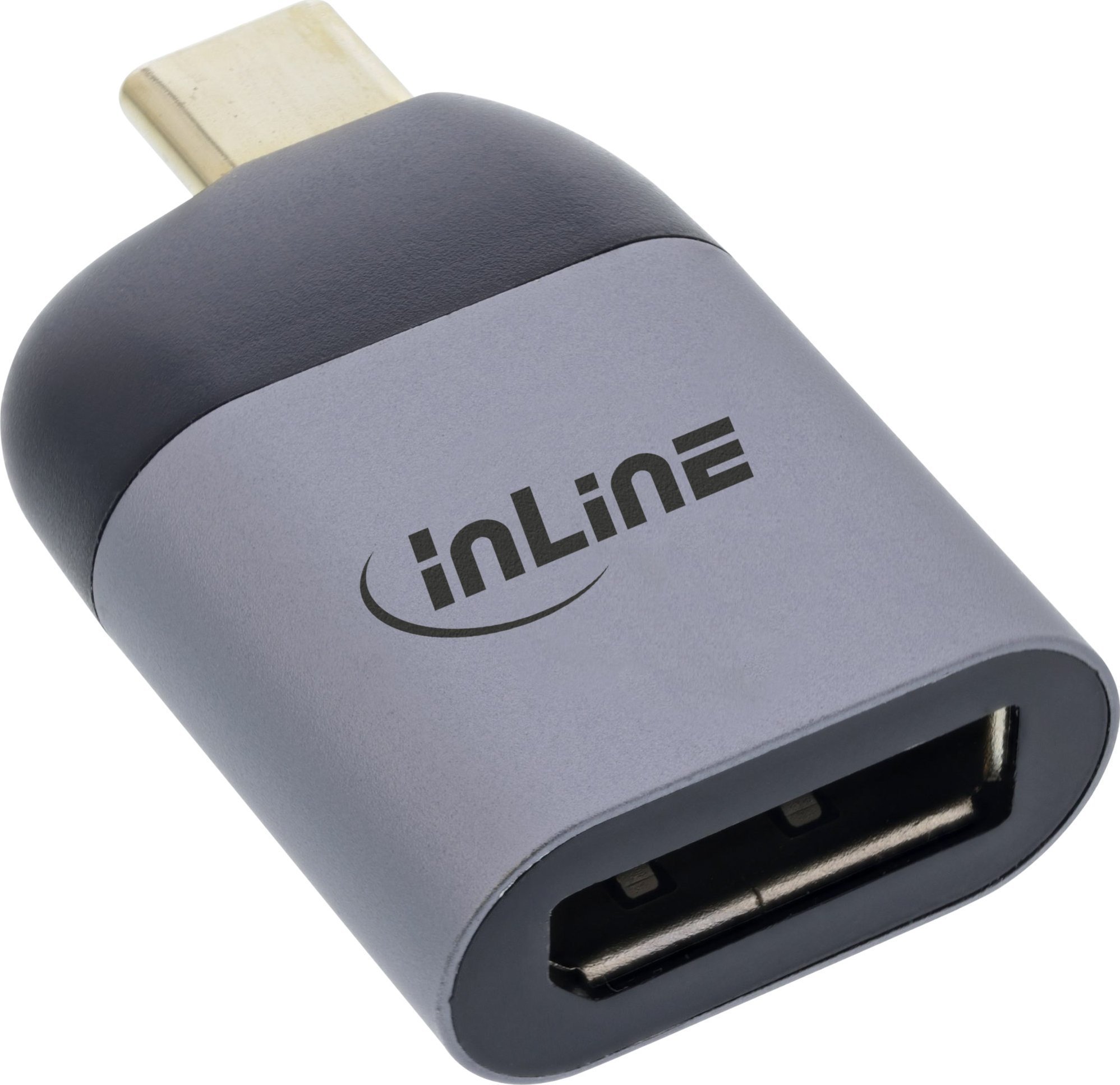 Adapter USB InLine InLine® USB Display Converter, USB Type-C male to DisplayPort female DP Alt Mode, 8K@60Hz 64106D