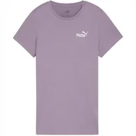 Koszulki i topy damskie - Koszulka damska Puma ESS + Embroidery fioletowa 848331 30 S - miniaturka - grafika 1