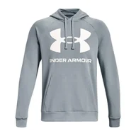 Bluzy sportowe męskie - Bluza fitness męska Under Armour Rival Fleece Big Logo HD z kapturem - miniaturka - grafika 1