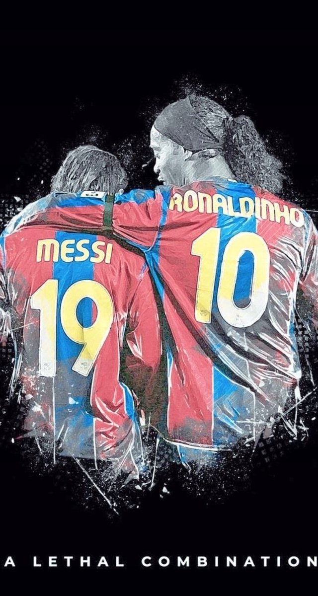 PODKŁADKA POD MYSZ Nadruk 22x18 cm Ronaldinho Lionel Messi Fc Barc Prezent