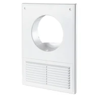 Vents Kratka wentylacyjna okrągła 250 x 180 mm biała