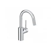 Baterie umywalkowe - KLUDI 380280576 BOZZ jednouchwytowa bateria umywalkowa, obrotowa wylewka, bez zest.odpł - miniaturka - grafika 1