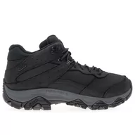 Buty trekkingowe męskie - Buty Merrell Moab Adventure 3 Mid J003823 - czarne - miniaturka - grafika 1