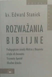 Rozważania biblijne - Religia i religioznawstwo - miniaturka - grafika 1