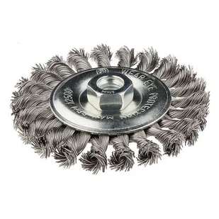 GRAPHITE Szczotka druciana tarczowa 115 mm x M14, INOX - Akcesoria do elektronarzędzi - miniaturka - grafika 1