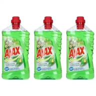 Inne artykuły czyszczące - Ajax Płyn uniwersalny do czyszczenia konwalie zestaw 3 x 1 l - miniaturka - grafika 1