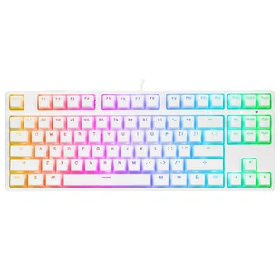 Rampage TKL GHOST Huano Red Switch biała KB-R136 - Klawiatury - miniaturka - grafika 1