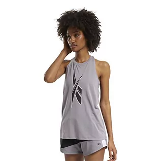 Koszulki i topy damskie - Reebok Damski top bez rękawów Wor Sup Bl Tank szary szary (Gragr) XXL FU2318_2XL - grafika 1