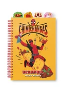 Zeszyty szkolne - Notes A5 kołozeszyt Deadpool Chimichangas 80 kartek - miniaturka - grafika 1