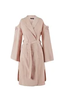 Szlafroki damskie - Krótki damski szlafrok GLORIA S Stary róż - miniaturka - grafika 1