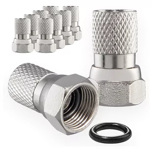 Wtyk Sat "F" 6,8Mm+ Uszczelka Lb0032 Vayox (Opakowanie 10 Szt.) - Inne akcesoria audio-wideo - miniaturka - grafika 1