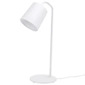 Lampy stojące - King Home Lampa biurkowa FLAMING TABLE biała MT7097-1.WHITE - miniaturka - grafika 1