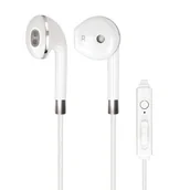 Słuchawki - TelForceOne SE-410 białe (GSM036398) - miniaturka - grafika 1