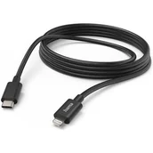 Kable USB - Hama USB-C – Lightning 3m (czarny) - miniaturka - grafika 1