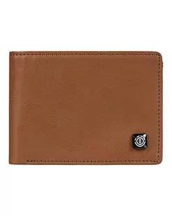 Element SEGUR Skórzany portfel, akcesoria podróżne - Męski portfel z potrójną fałdą, brązowy, U, brązowy - Portfele - miniaturka - grafika 1
